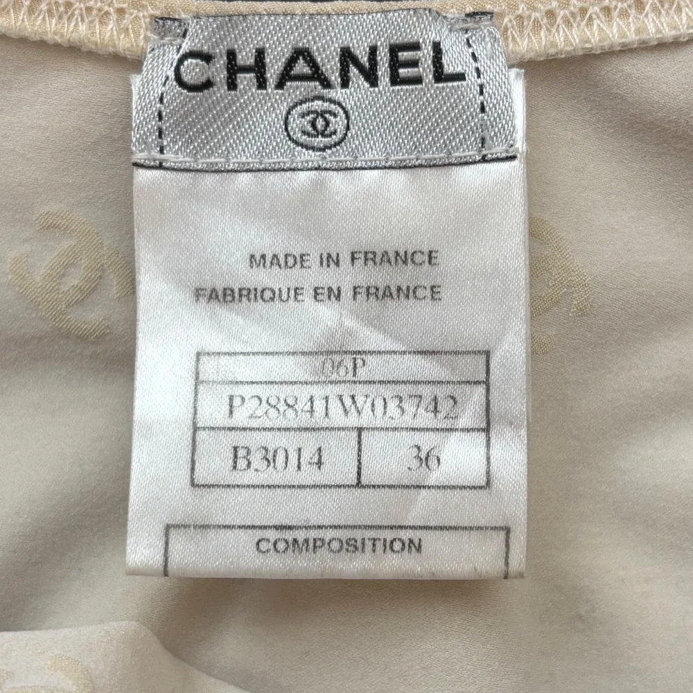 Chanel Spring 2006 Sheer Overlay Babydoll Dress Vintage Black Chiffon - Picture 13 of 16